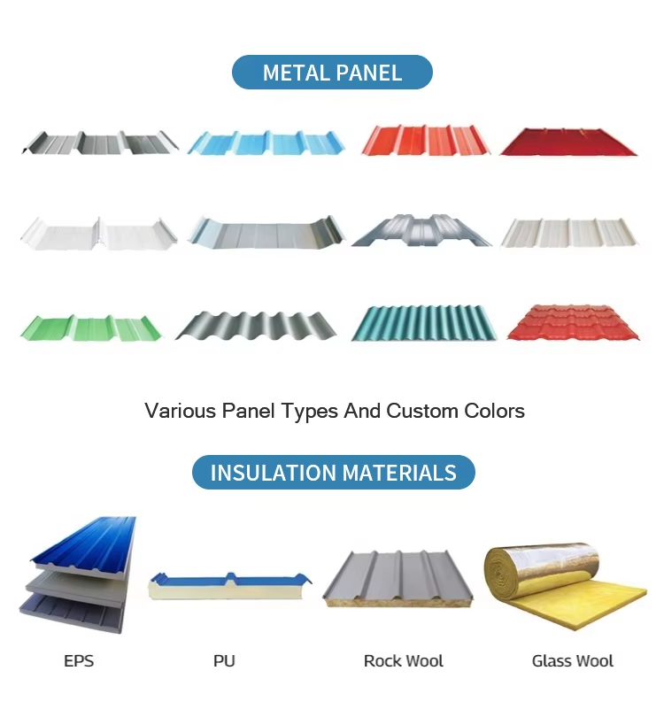 New Design Modern Large Shopping Mall Prefabricated Warehouse Building Steel Structure Supermarket Construction