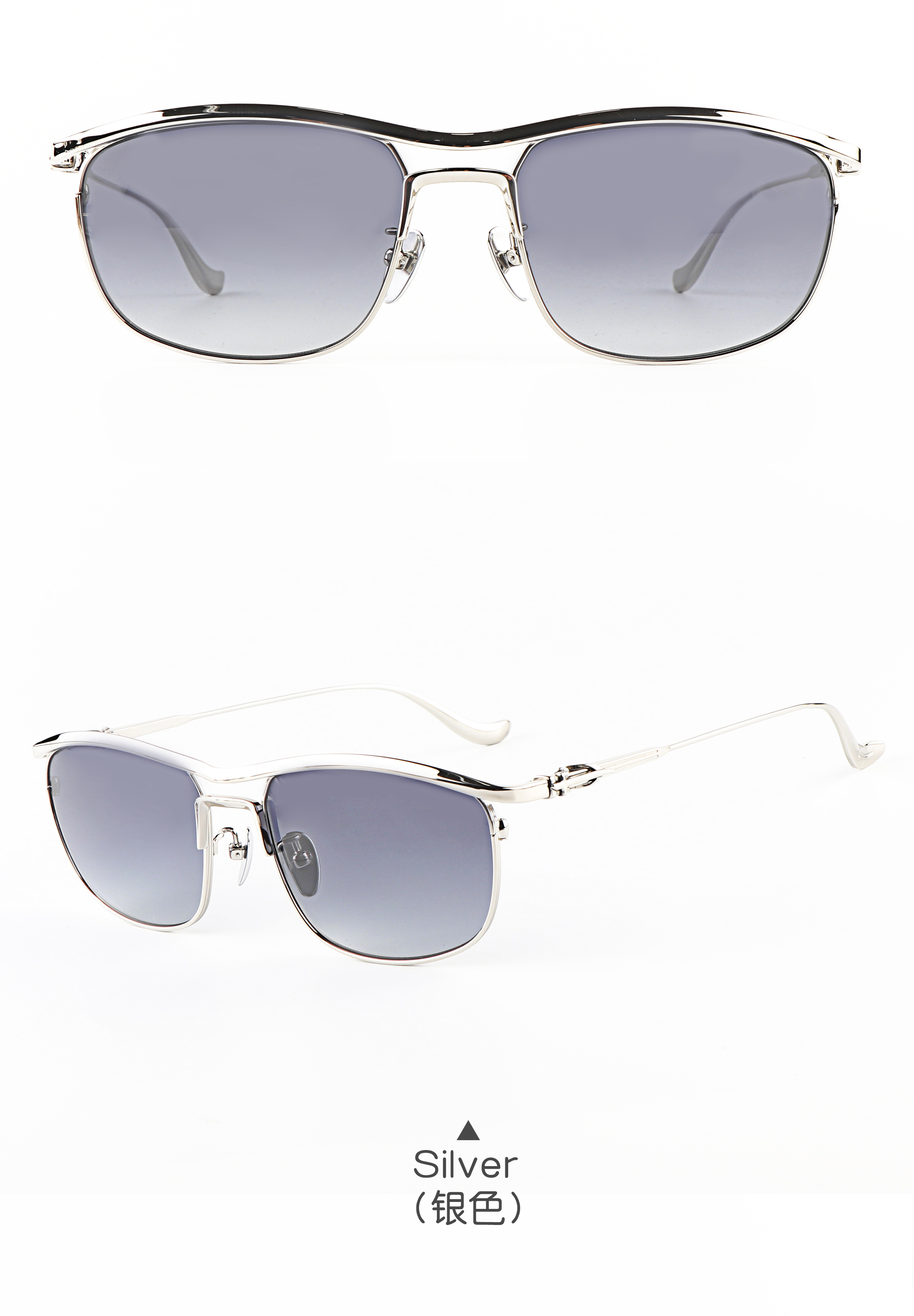 Shenzhen 2025 High Quality Premium Men Women Thin pilot Unisex Work Reading Lightweight Spectacle Frames Custom logo Sunglasses