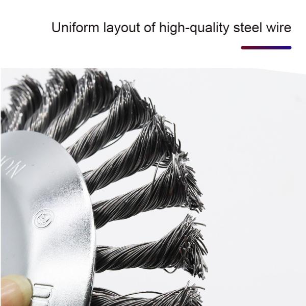Wire Wheel Cup Twisted Knot Steel Wire Brush Customized