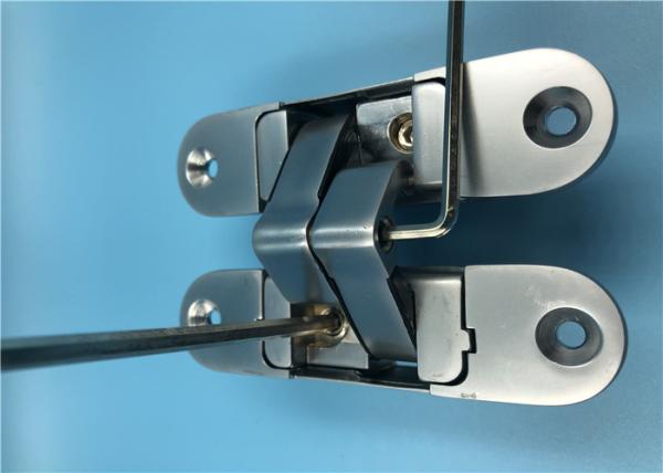 Silent Concealed Hinges For Interior Doors , Flexible Hidden Gate Hinges