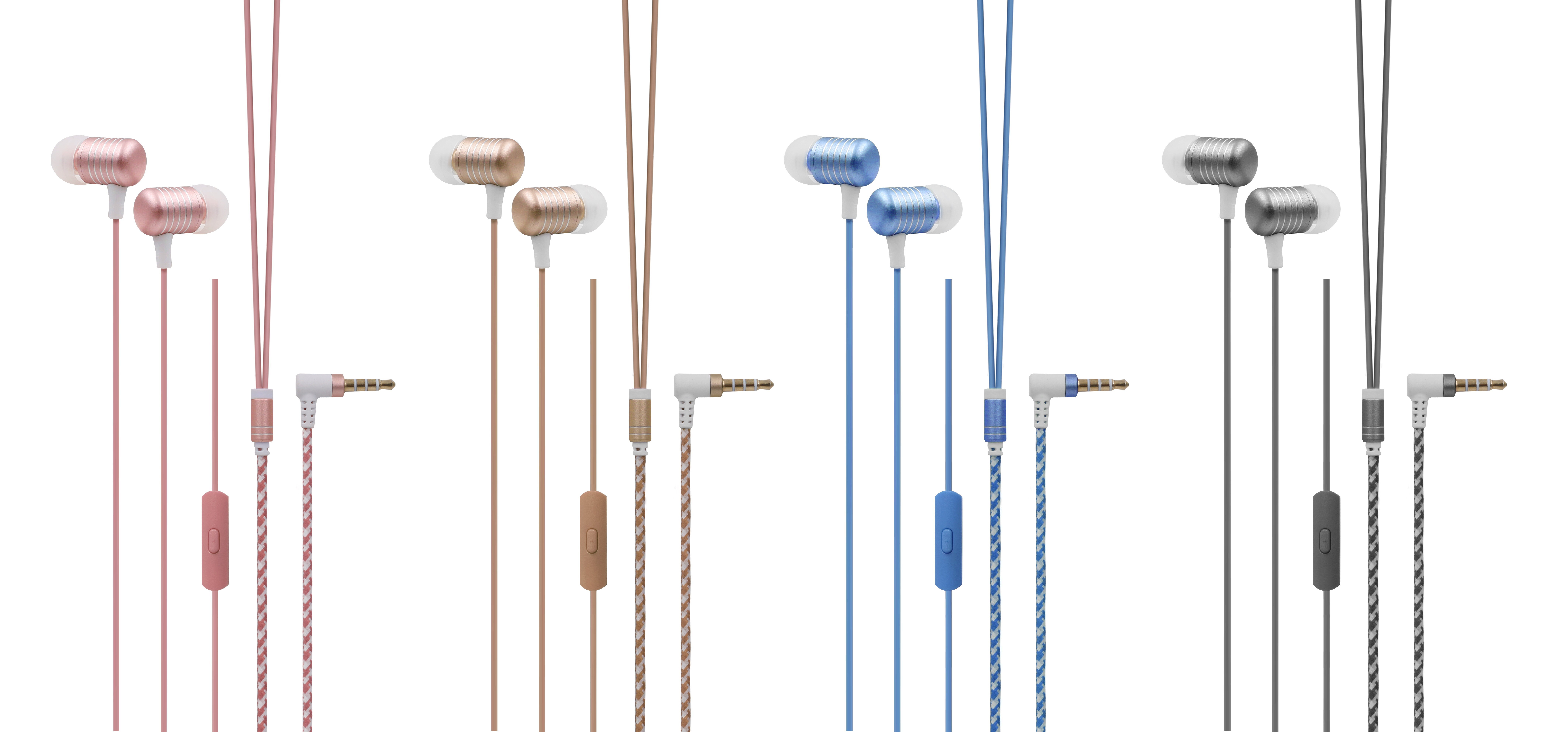 В ухе 1.2m 18ohm 3,5 Mm связали проволокой наушник для микрофона