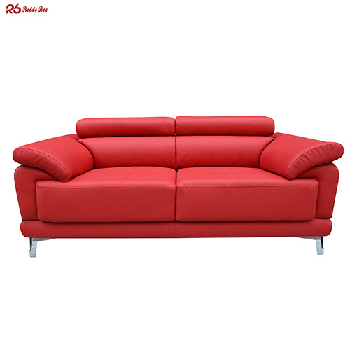 Reinforced Tanning Leather Sofa Furniture 72 Inch Semi Reclined Fading Resisstant