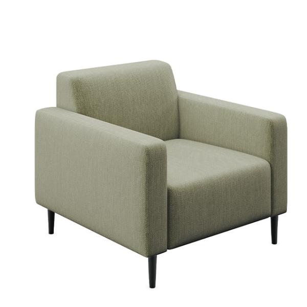 Solid Wood Frame Plywood Customized Sofa for Modern and Comfortable Office of Administrative Boss