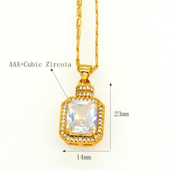 High quality Vintage pendants Women/Men zircon jewelry Gift 18K Gold Plated