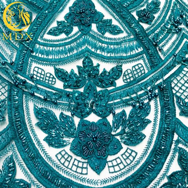 Special Pattern 3D Embroidery Lace Fabric Handmade For Fashion Dress
