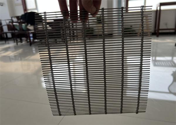 Construction Metal Decorative Mesh AISI316 Stainless Steel Woven Mesh
