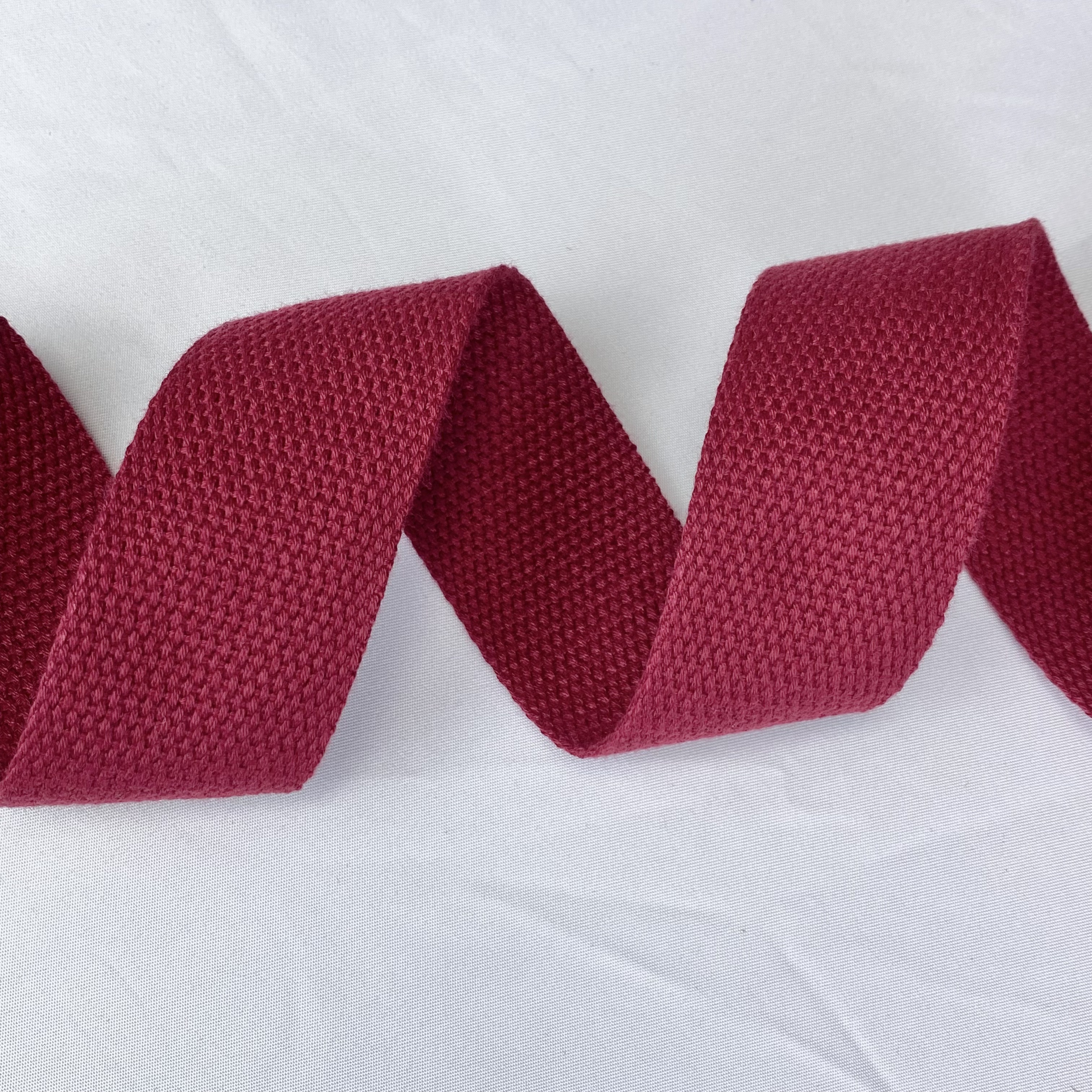 Soft bead Polyester-cotton webbing in a variety of colors Dupont Tote bag strap Textiles