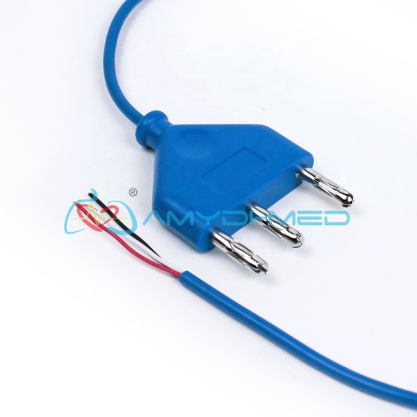 Reusable 3.0 Meters CE Certified Electrosurgical Cable for Bipolar Forceps