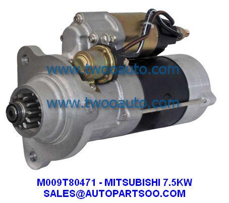 M009T80471 M009T80472  - MITSUBISHI NEW STARTER 24V 7.5KW 12T MOTORES DE ARRANQUE