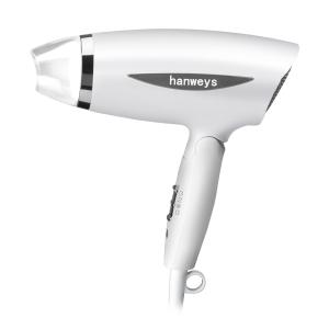 Sèche-cheveux pliable des sèche-cheveux d'hôtel de Hanweys 1600W RoHS ccc