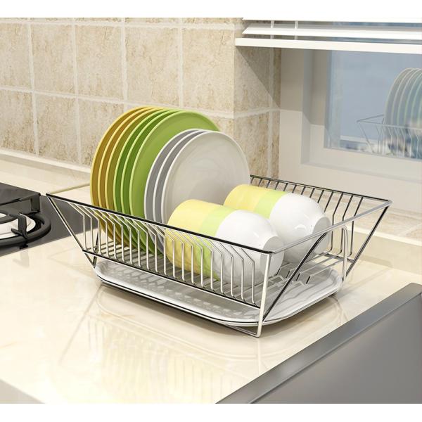 37.5cm Length 1KG Steel Kitchen Basket Rack For Dish Drying