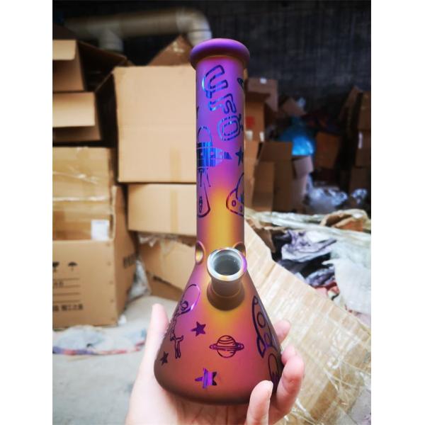8 Inch Hookah Glass Smoking Pipe Tobacco Beaker Ice Catcher Set