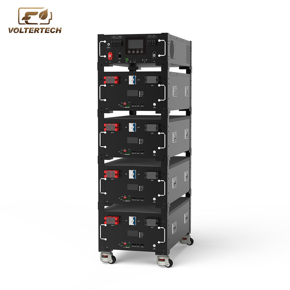 12kW 64kWh Rack Mount Commercial Energy Storage System With Dual MPPT