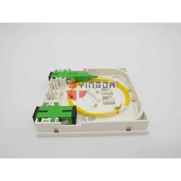 Крытая лицевая плита волокна к домашней белизне СК АБС+ПК портов панели 2 стенной розетки