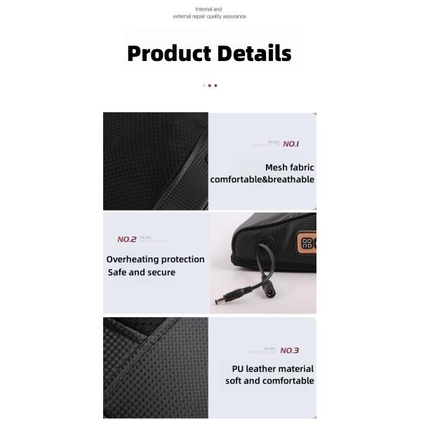 2023 Home Electric Neck Cushion Shiatsu Back Massager with Heat Function and Customized Logo Availabled Massage Pillow
