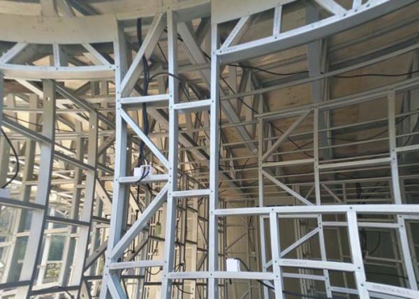 Casas pré-fabricadas galvanizadas de aço leve de dois andares