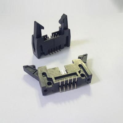 Conector dobro 2.54mm do encabeçamento de SMT do ejetor da fileira 68 Alfinete Right Angle Alfinete Cabeçalho