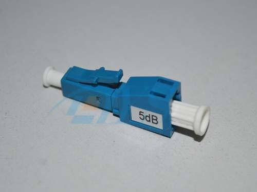 Singlemode LC 8dB Optical Attenuator Male to Female LC / UPC 1240nm - 1620nm