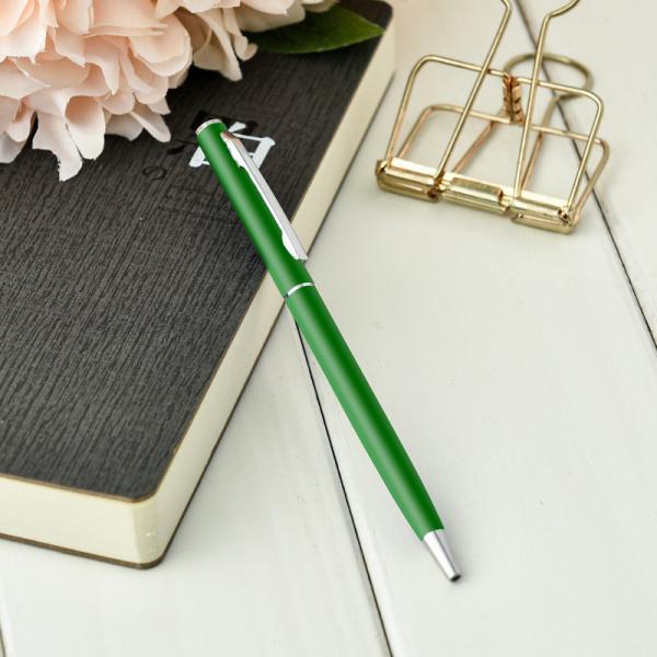 Un stylo à bille en métal mince personnalisé 0.7mm Publicité Promotion Hôtel