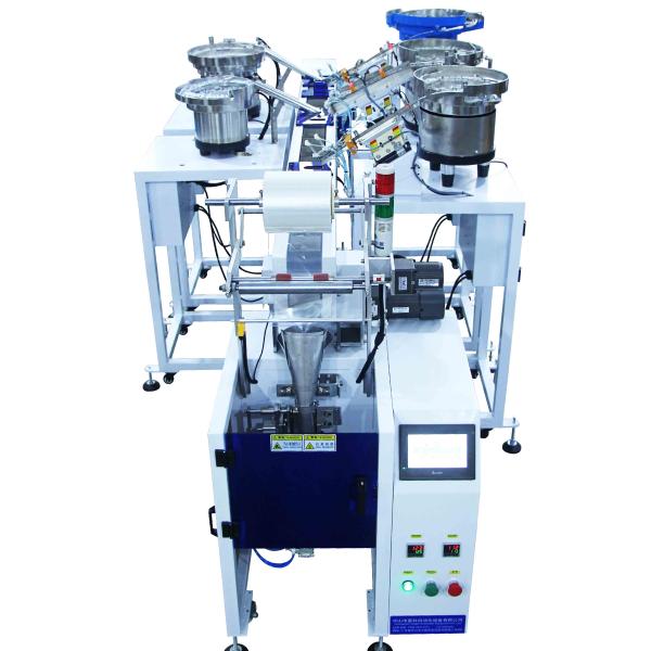 Automatic Packaging Vacuum Poly Bag Furniture Accessories Hardware Screw Nut Counting Sealing Packing Machine