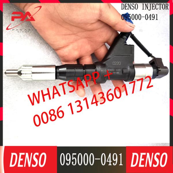 Original common rail fuel injector 095000-0491 095000-0490 injector control valve 23670-30400 095000-0491