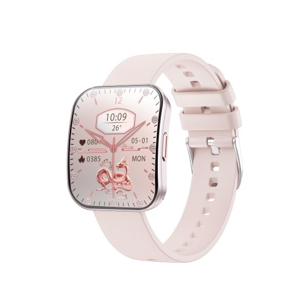 New Design Sports Smart Watch U17 Ultra-thin Curved AMOLED 1.85inch Answer Call IP68 Health Fitness Wrist Watches Smartwatch