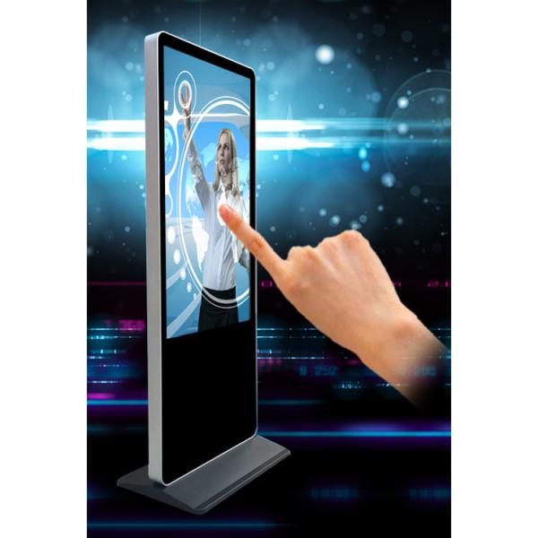 50 49 inch standing vertical self service kiosk PC capacitive touchscreen Android/Win11/Linux OS with wireless WIFI 4G network