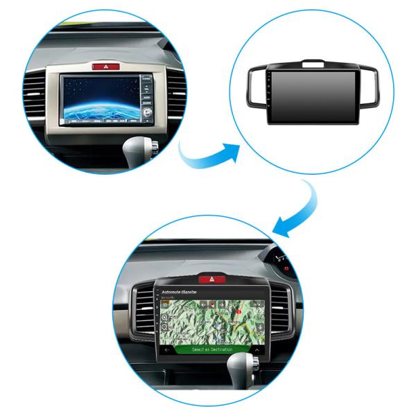 Para a navegação do carro de Bluetooth do taqueômetro de Honda Fit RHD 2008+ 4G Wifi Carplay Hd