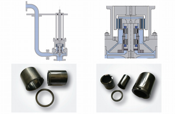 Насос CSQ SSiC керамический сползая нося погруженный в воду
