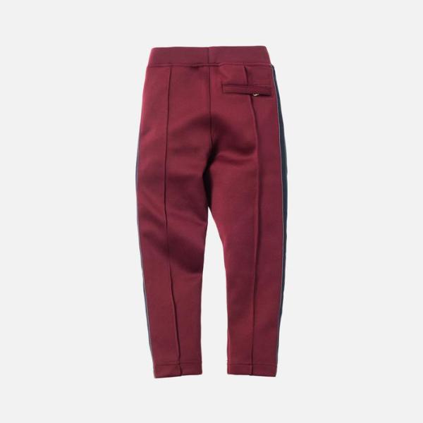 Stand up collar sport set with zip leg opening and side tape customize high street kids tracksuit sets