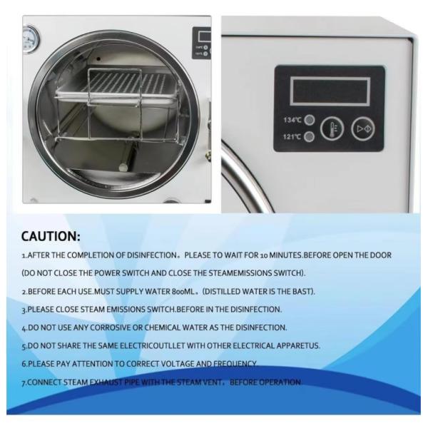 Хорошая цена Больница Стерилизатор оборудование Стоматологическая клиника 18L Класс N Стоматологический автоклав