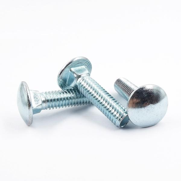 Handan Fastener 's DIN603 Carriage Bolt with ZINC Plated Finish and ISO9001 Certification