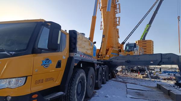 2019 XCMG Used Crane XCA1200 With An 89-Meter Boom, A 39-Meter Jib, A 207-Ton Counterweight, 3,540 Hours Of Operation, And 26,369 Km Of Mileage. Excellent Operating Condition.