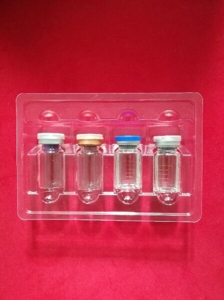 Коробки волдыря лоснистой отделки ясные пластиковые упаковывая для ПК пробирок кс 10мл 4