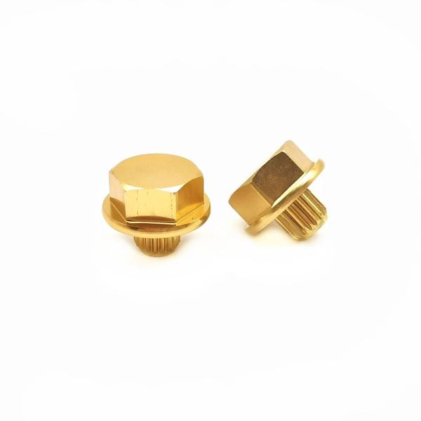 Processing Decorative Nail Aluminum Alloy Screw Custom 6063 Automobile Wheel Hub Straight
