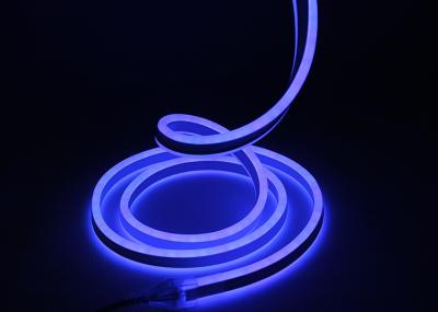 A luz de néon conduzida flexível azul da corda, cabo flexível 12V impermeável do CE conduziu a corda de néon