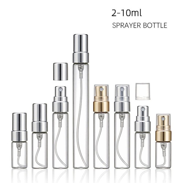 Magnet Cap Small Clear Glass Perfume Container Transparent Bottle Ideal For Perfume Oil Packaging Cell Phone 8618200982640