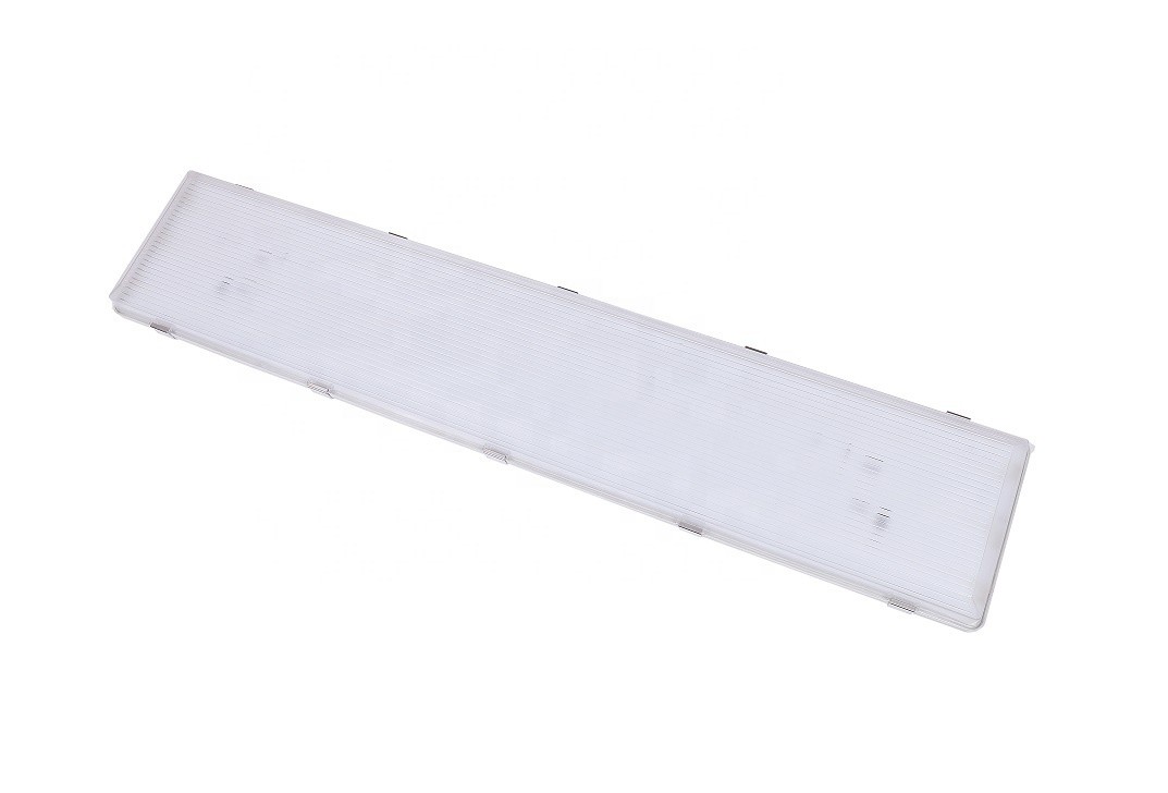 100W 3500K 4FT LED Vapor Tight Light Fixture with Transparent Polycarbonate Diffuser