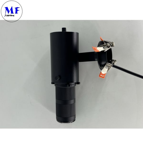Integrated Contour Spotlight Gobo Projector Shapeable Track Light for Commercial Cultural Museum Lighting