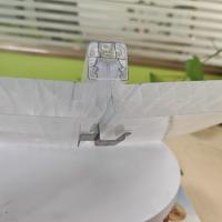 Plaque de polycarbonate à profil X à verrouillage en U - Toiture résistante aux chocs légère pour les auvents