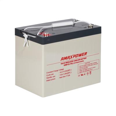 50ah 65ah 70ah 12V VRLA AGM Battery Lead Acid Agm SLA Amaxpower