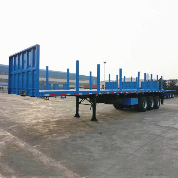 Wood Lumber Log Transportation 45ft BPW Flatbed Semi Trailer