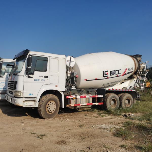 HOWO 380 Used Concrete Mixer Truck 6x4 With Hydraulic Tilting Drum