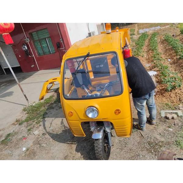 151 200cc Displacement 3 Wheel Gasoline Engine Motorized Petrol Cargo Tricycles for Adults