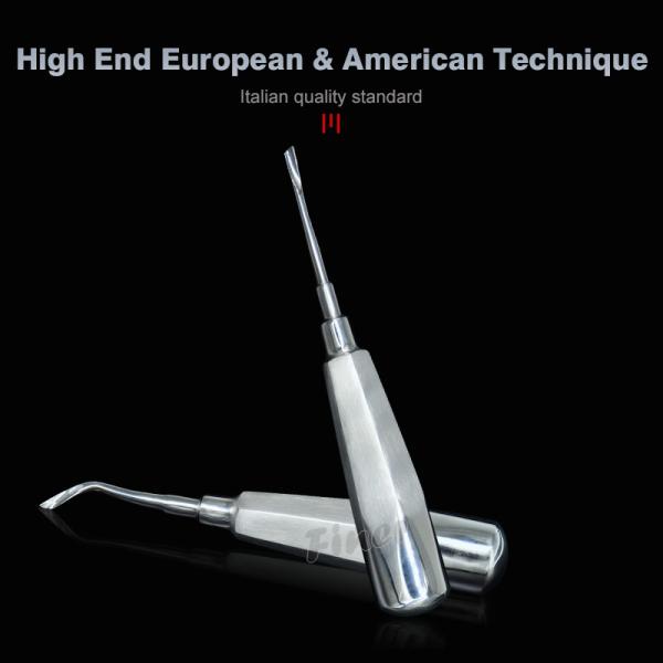 SS Dental Apex Elevator 8 Picece Dental Winged Root Elevator Tip Molar Extração