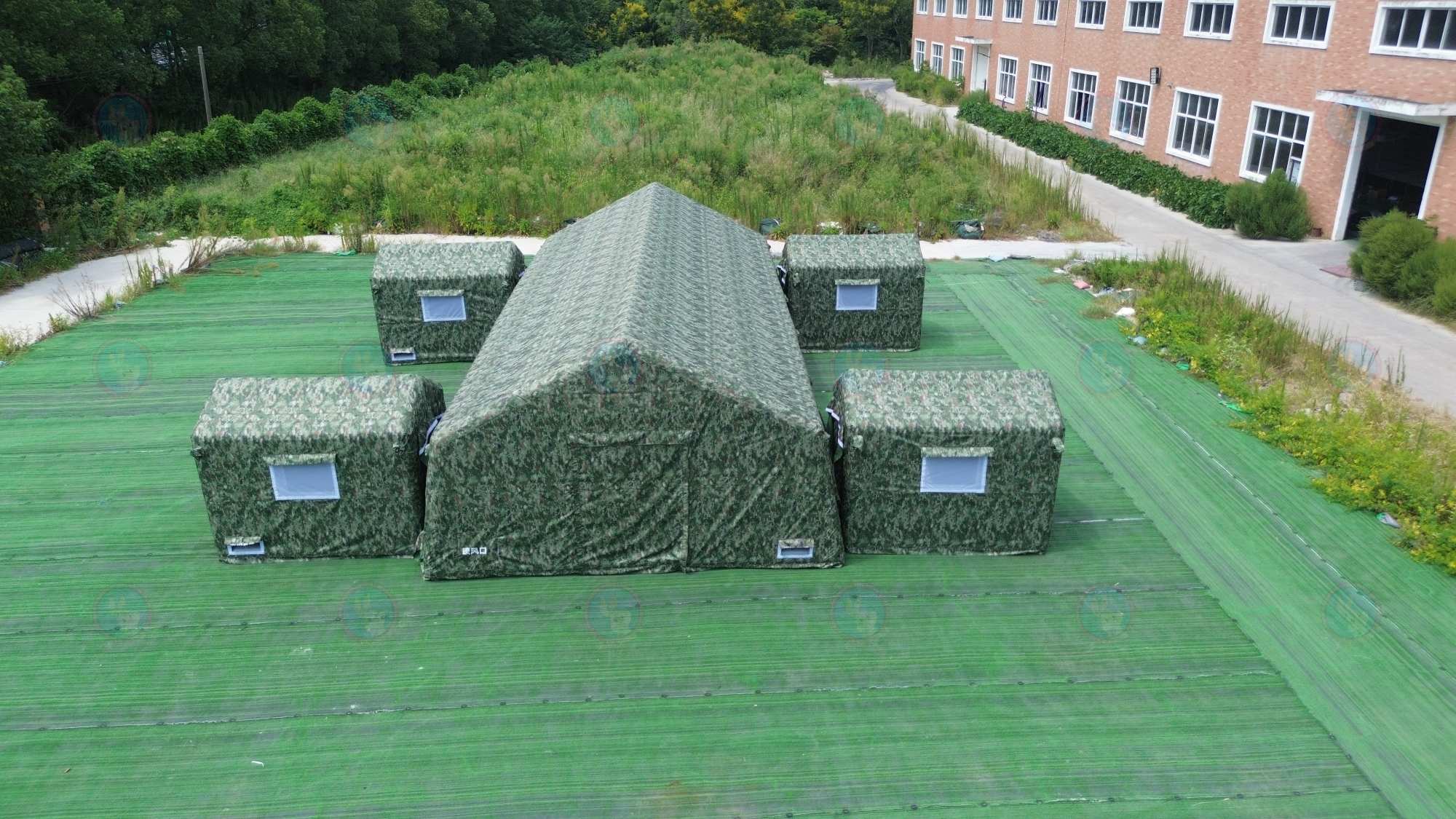 Inflatable Waterproof Tent Portable Outdoor Medical Rescue Storage Shelter Custom Camouflage Combo Tent Emergency Use