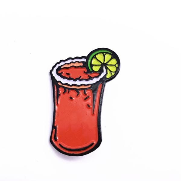 Покрытый металл 1,5 дюймов умирает пораженные штыри эмали, латунные материальные английские булавки яркого блеска