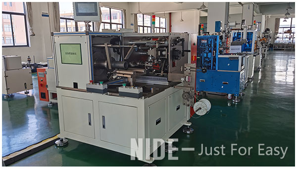5.5hp Industrial Pump Motor Stator Coil Lacing Machine Horizontal