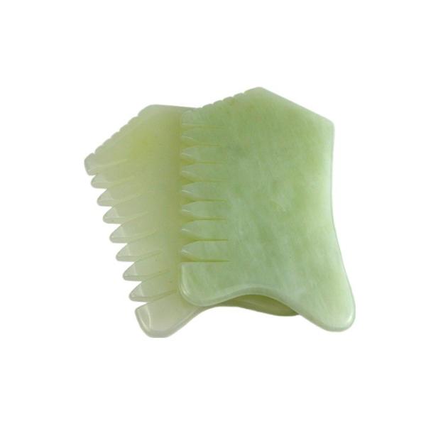 100% Natural Xiuyan Jade Comb for Body Scalp Care Massage Tool SPA Acupuncture