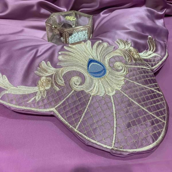 125gsm Washed Silk Embroidery 4pcs Bedding Sets King Size European Style Collections
